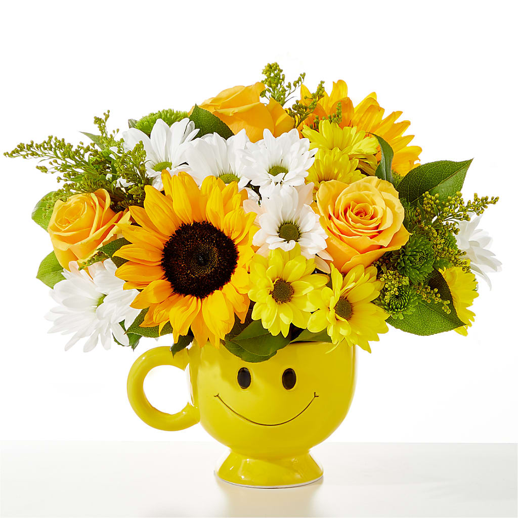 Be Happy Bouquet – Rita Fleuriste Montreal, Montreal PQ