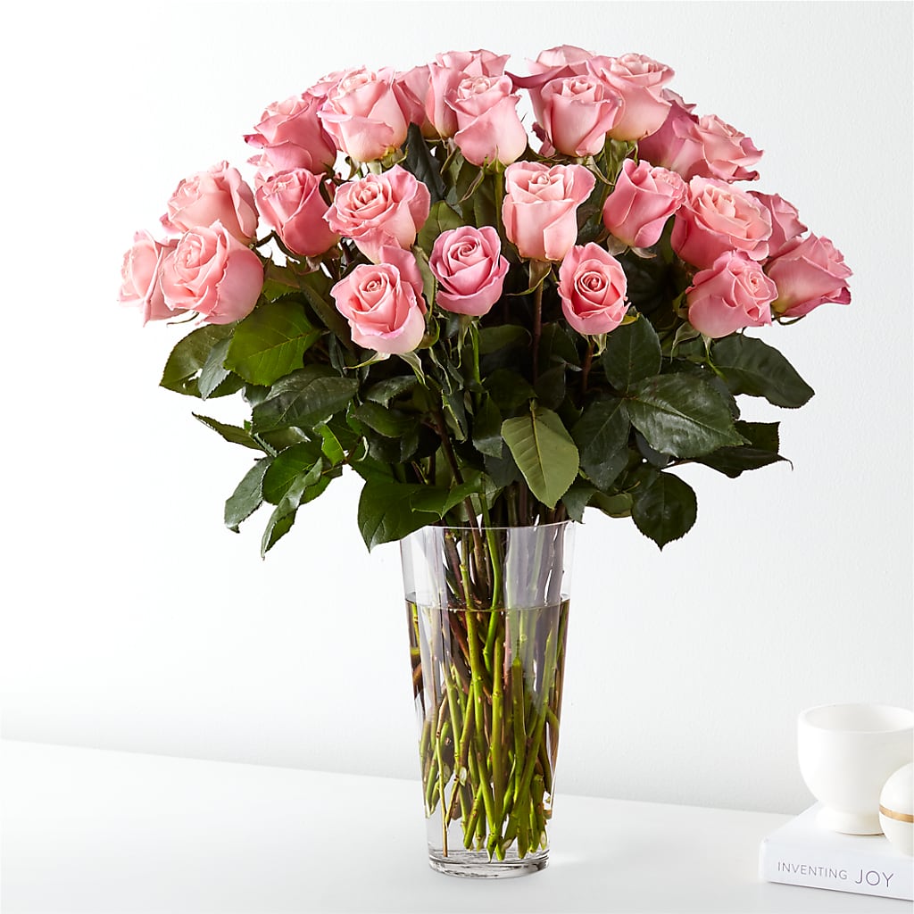 Long Stem Pink Rose Bouquet – Rita Fleuriste Montreal, Montreal PQ