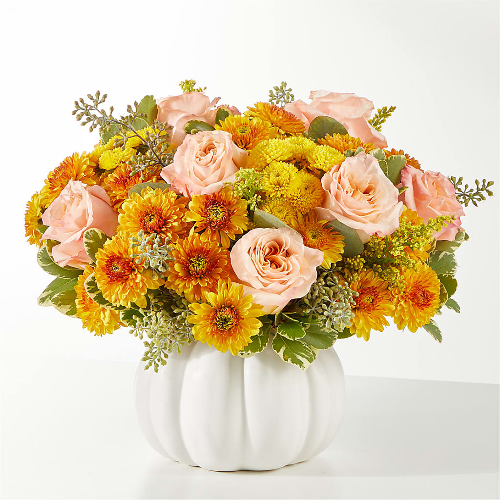 Peachy Pumpkin – Rita Fleuriste Montreal, Montreal PQ