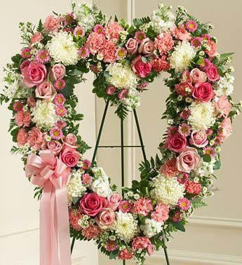 Heart Tribute - White/Pink