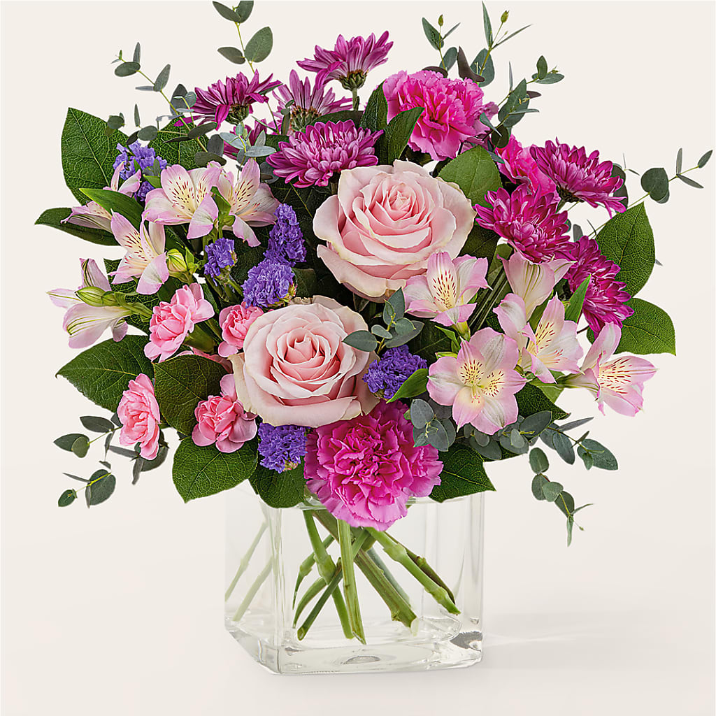 Rosy Radiance Bouquet – Rita Fleuriste Montreal, Montreal PQ