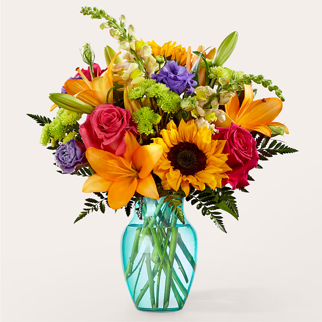 Double Rainbow Bouquet – Rita Fleuriste Montreal, Montreal PQ