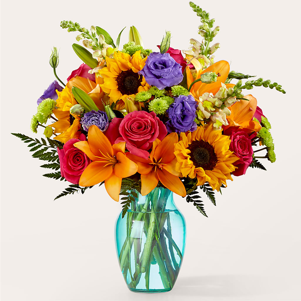 Double Rainbow Bouquet – Rita Fleuriste Montreal, Montreal PQ