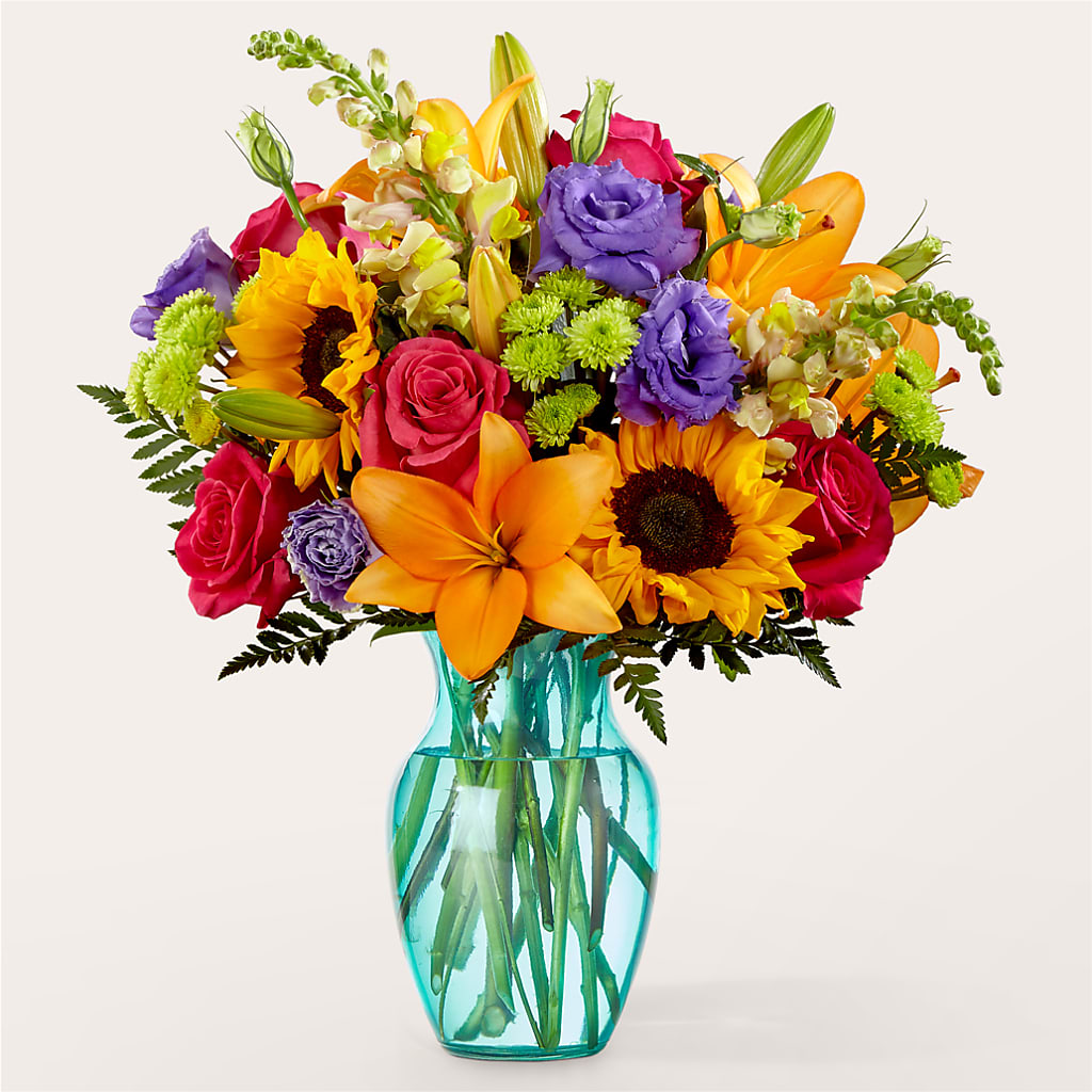 Double Rainbow Bouquet – Rita Fleuriste Montreal, Montreal PQ