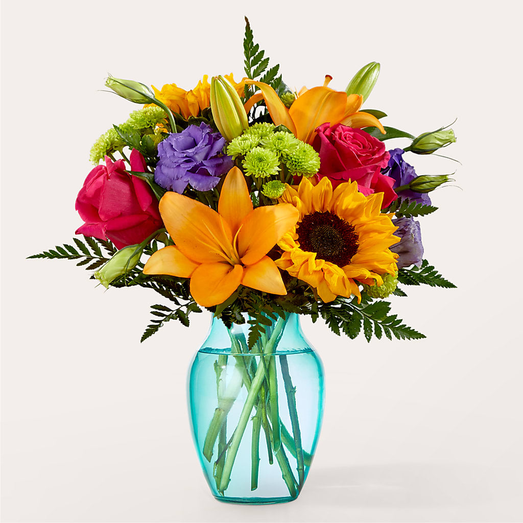 Double Rainbow Bouquet – Rita Fleuriste Montreal, Montreal PQ