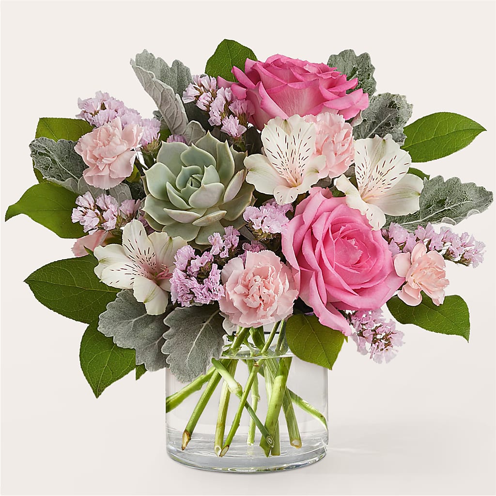 Dusty Rose Bouquet – Rita Fleuriste Montreal, Montreal PQ