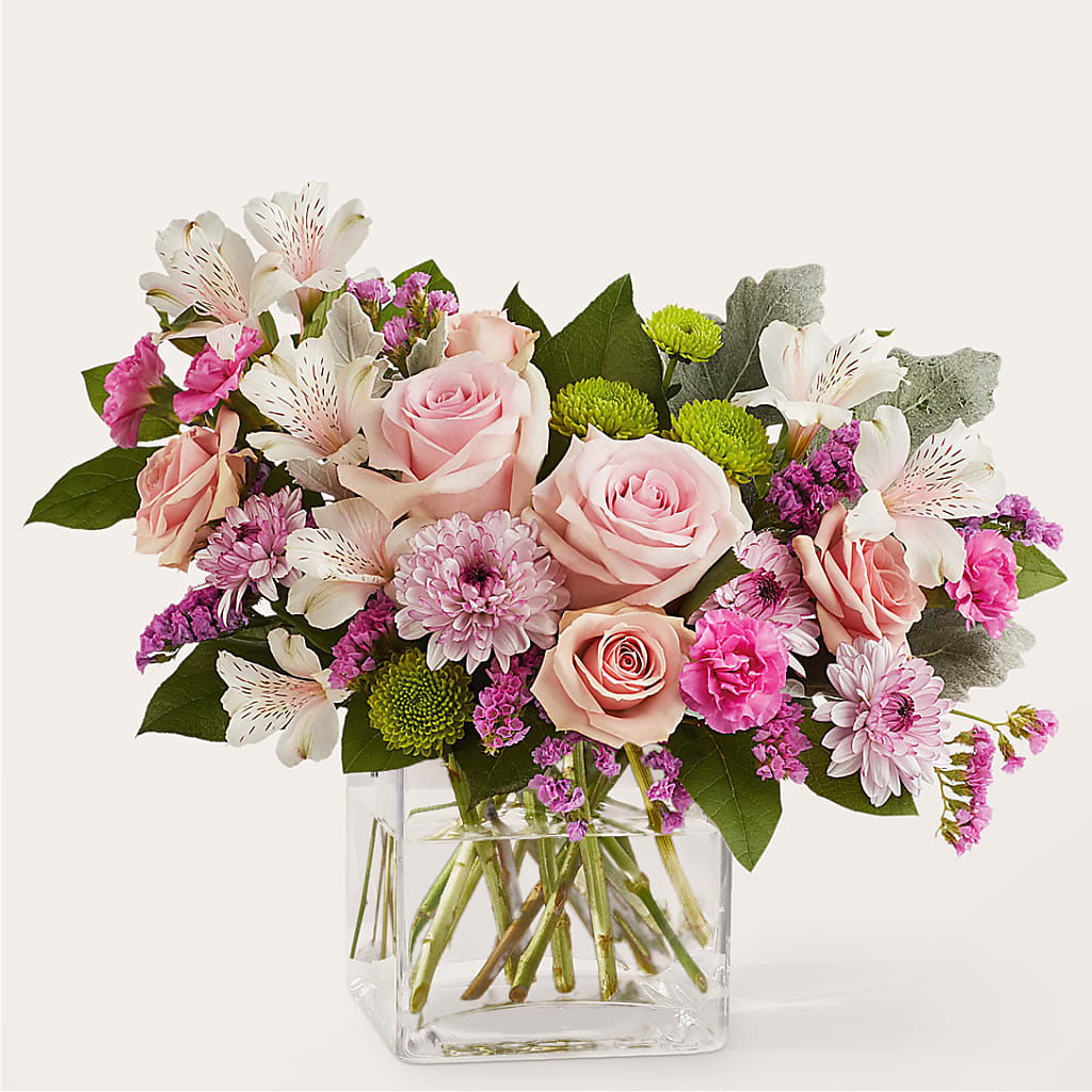 Pink Suede Bouquet – Rita Fleuriste Montreal, Montreal PQ