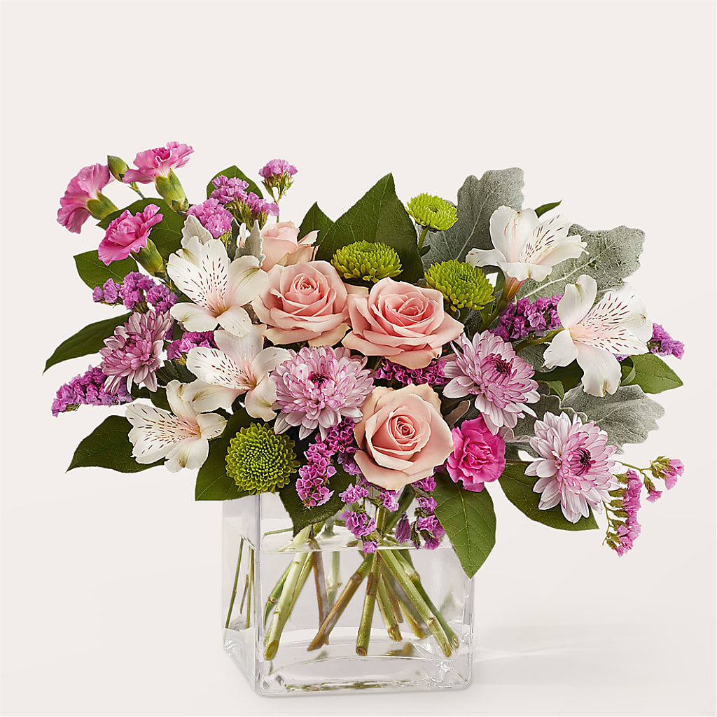 Pink Suede Bouquet – Rita Fleuriste Montreal, Montreal PQ