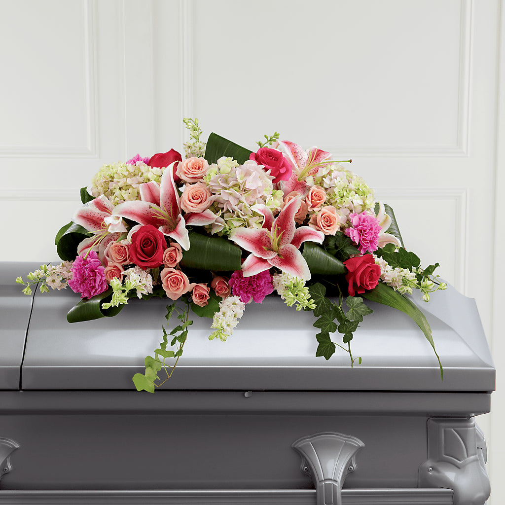 Splendid Grace Casket Spray – Rita Fleuriste Montreal, Montreal PQ