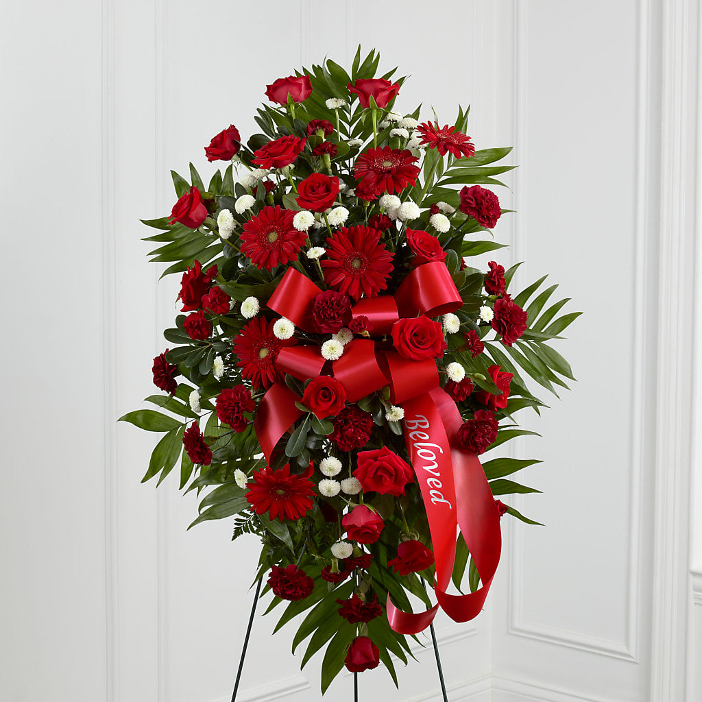 Treasured Memories Standing Spray – Rita Fleuriste Montreal, Montreal PQ