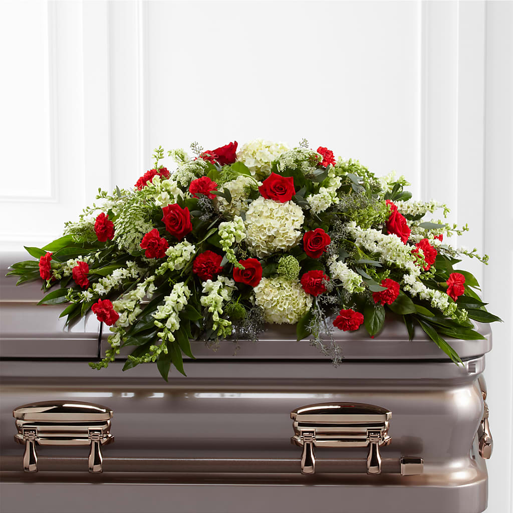 Sincerity Casket Spray – Rita Fleuriste Montreal, Montreal PQ