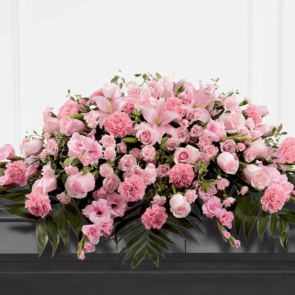 Garden of Comfort Casket Spray (Standard) – Rita Fleuriste Montreal, Montreal PQ