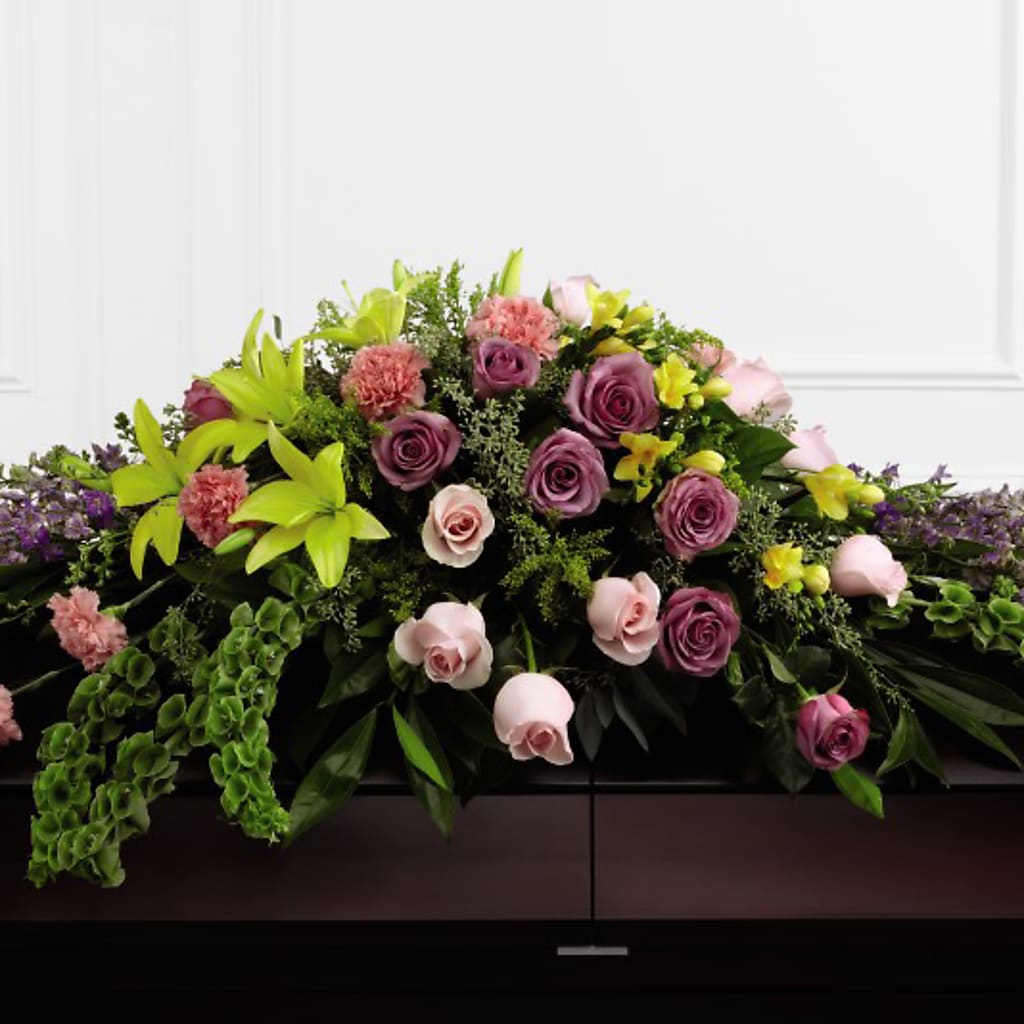 Forever Beloved Casket Spray – Rita Fleuriste Montreal, Montreal PQ