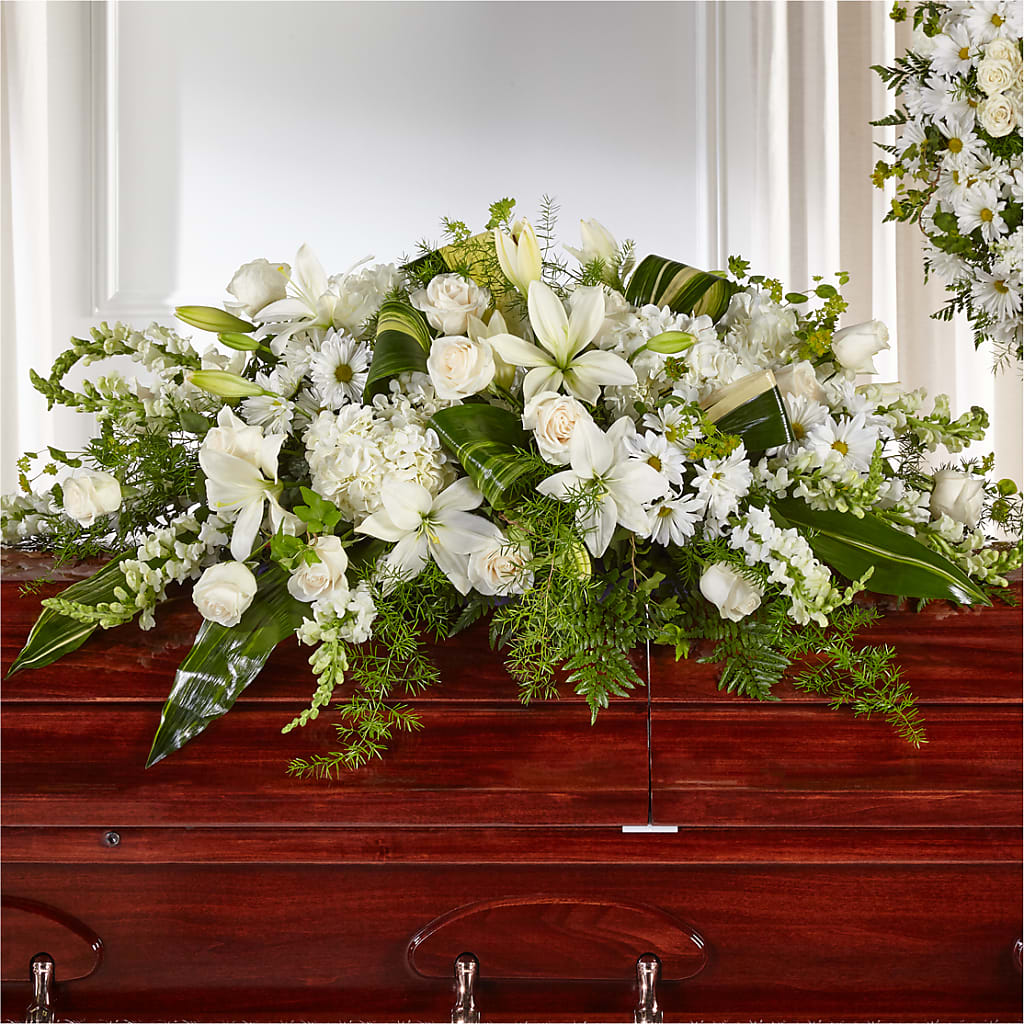 Abundance Casket Spray – Rita Fleuriste Montreal, Montreal PQ