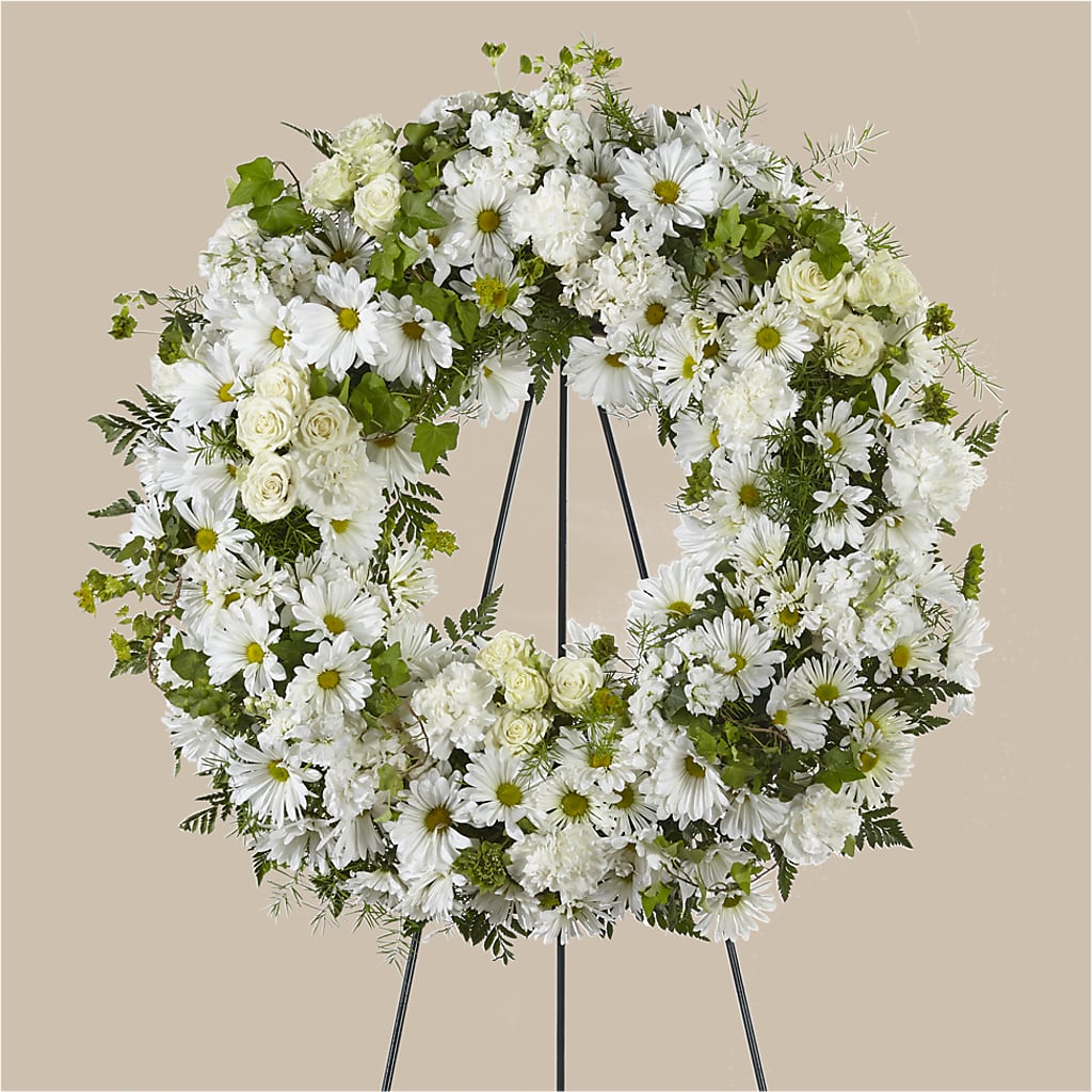 Faithful Wishes Wreath – Rita Fleuriste Montreal, Montreal PQ