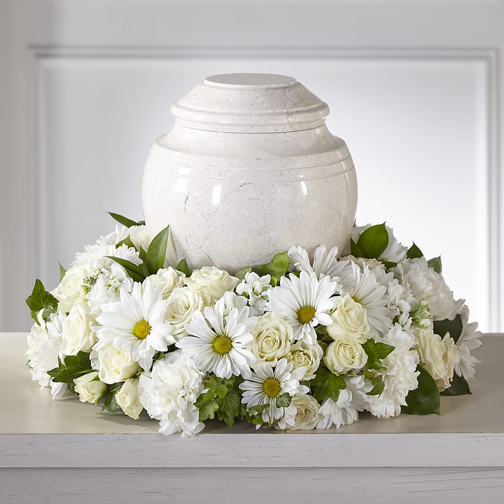 Ivory Gardens Cremation Adornment – Rita Fleuriste Montreal, Montreal PQ