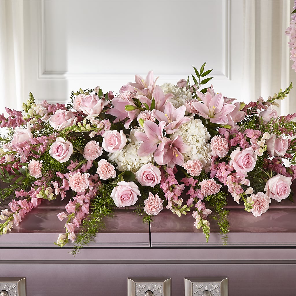 Life & Remembrance Casket Spray – Rita Fleuriste Montreal, Montreal PQ