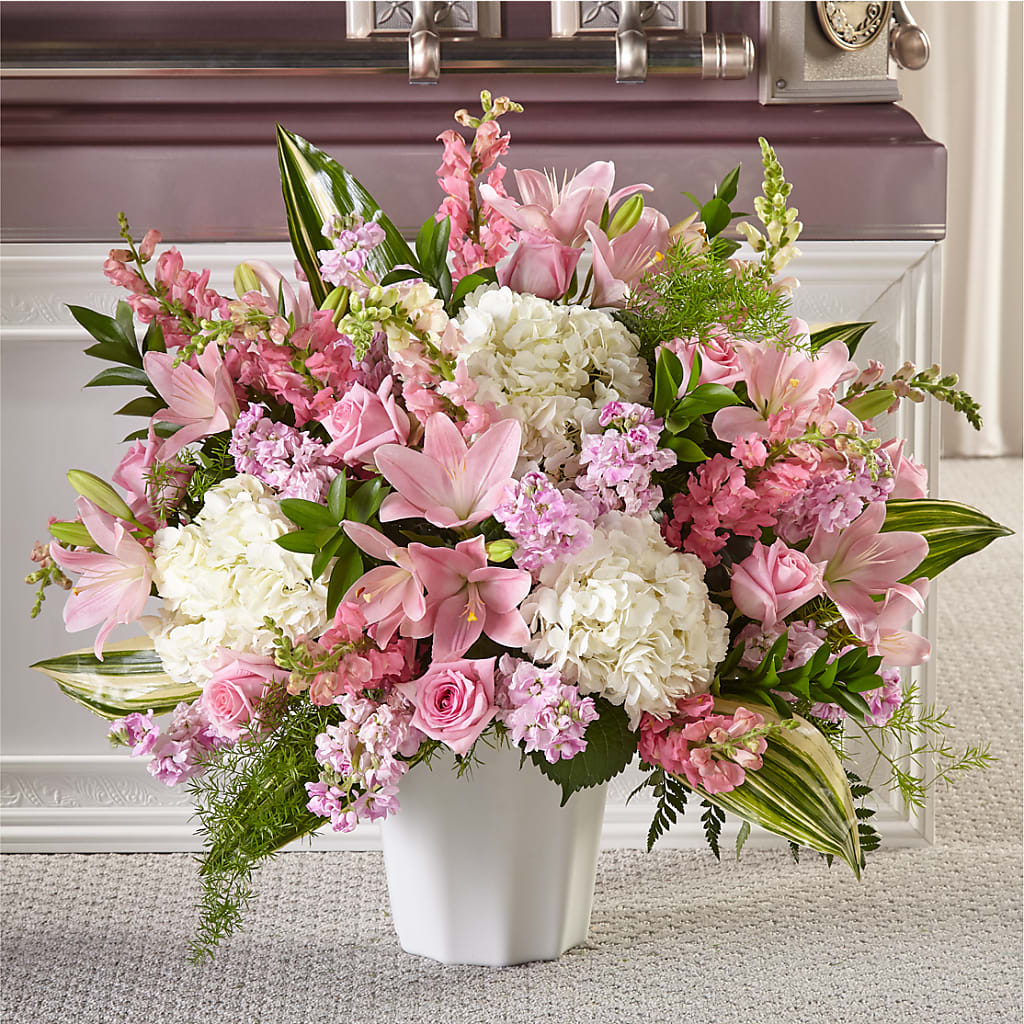 Simply Serene Floor Basket – Rita Fleuriste Montreal, Montreal PQ
