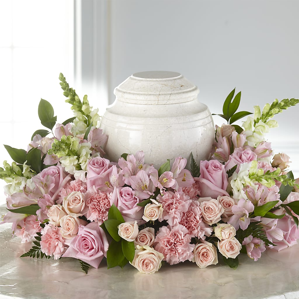 Blooms of Hope Cremation Adornment – Rita Fleuriste Montreal, Montreal PQ