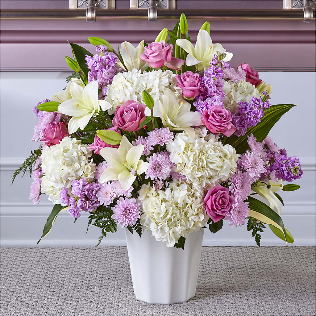 Heaven Sent Floor Basket – Rita Fleuriste Montreal, Montreal PQ