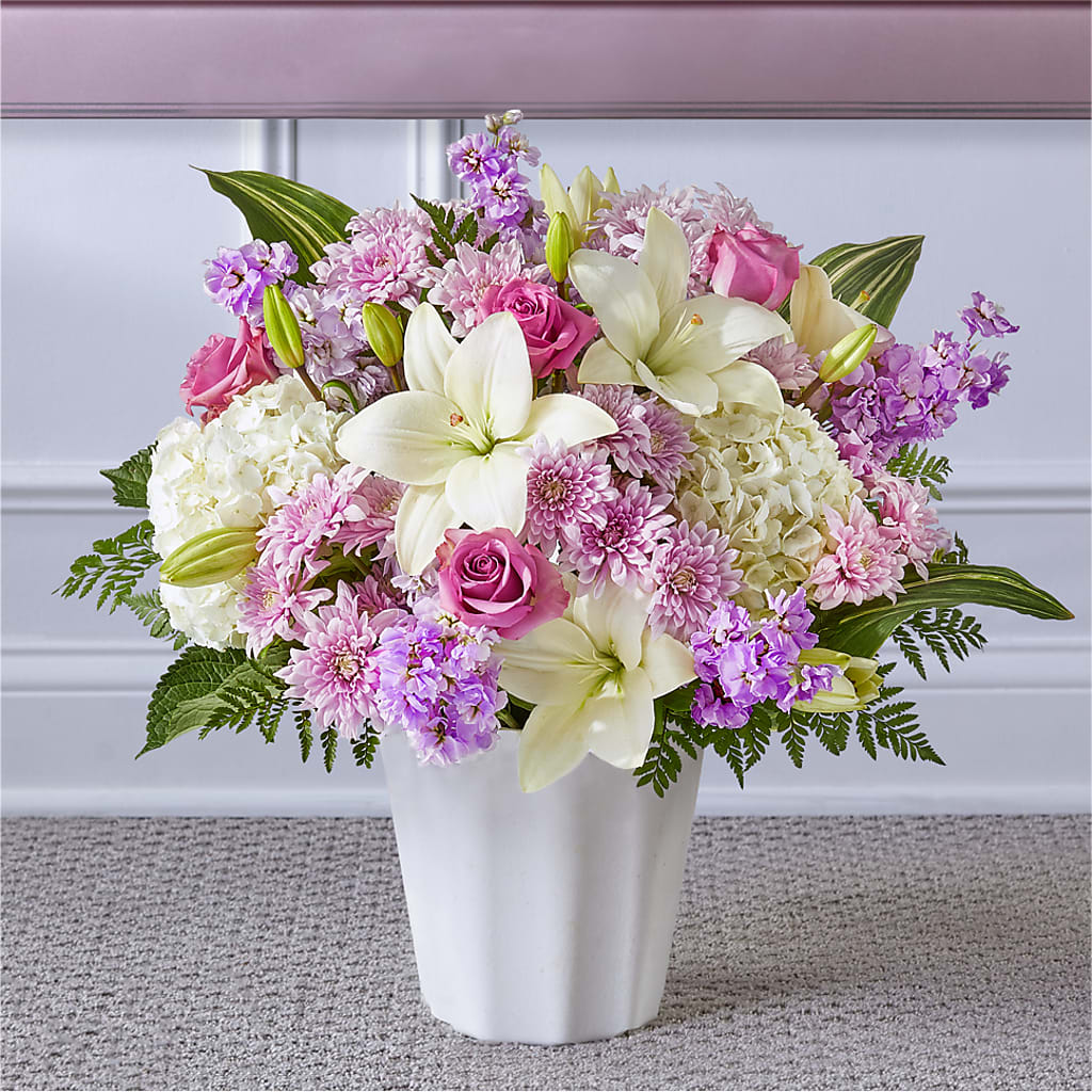 Heaven Sent Floor Basket – Rita Fleuriste Montreal, Montreal PQ