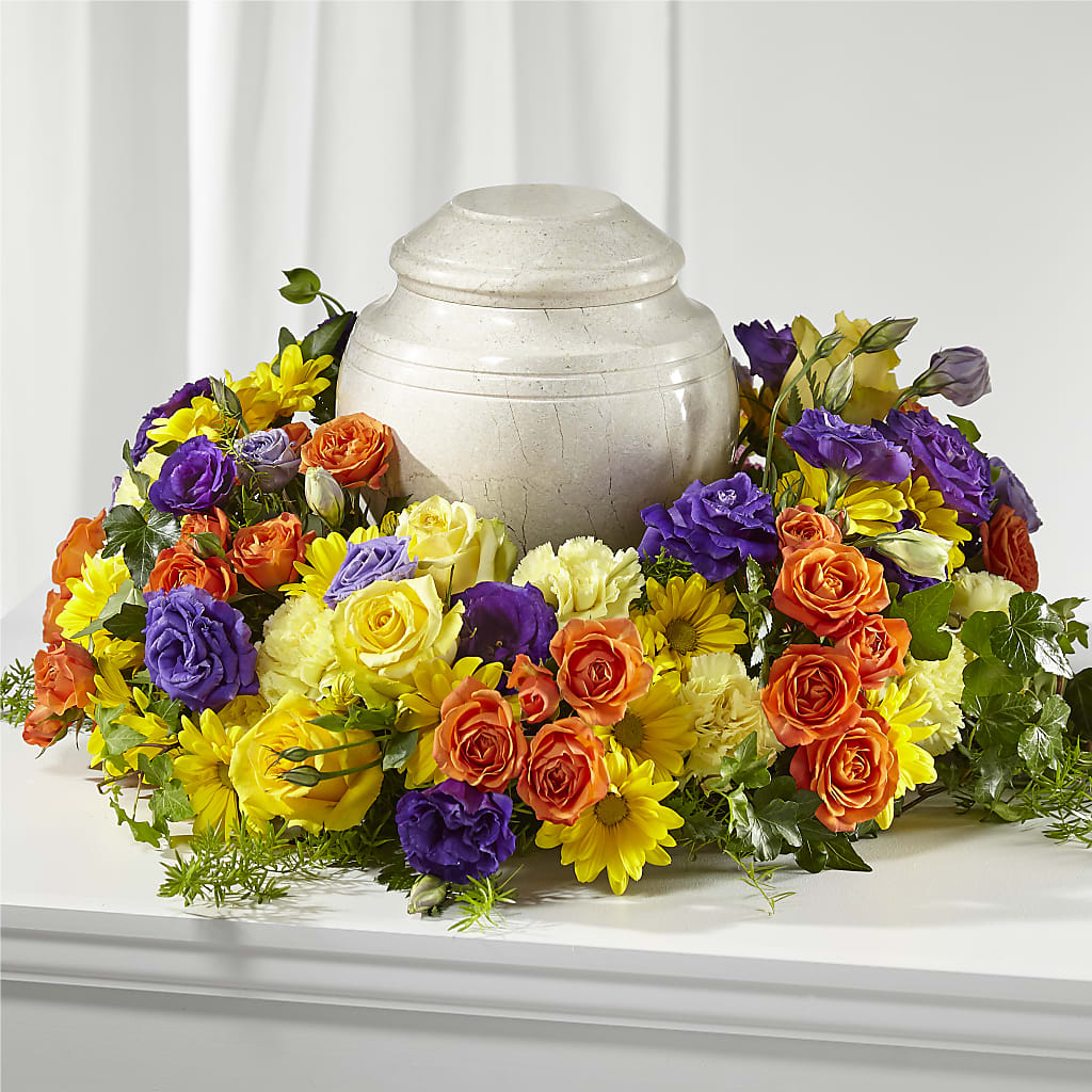 Blossoms of Remembrance Cremation Adornment – Rita Fleuriste Montreal, Montreal PQ