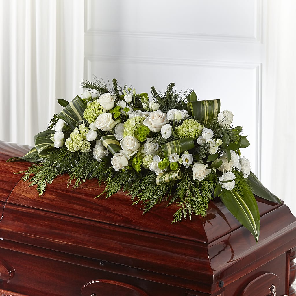 Hopeful Gesture Casket Spray – Rita Fleuriste Montreal, Montreal PQ