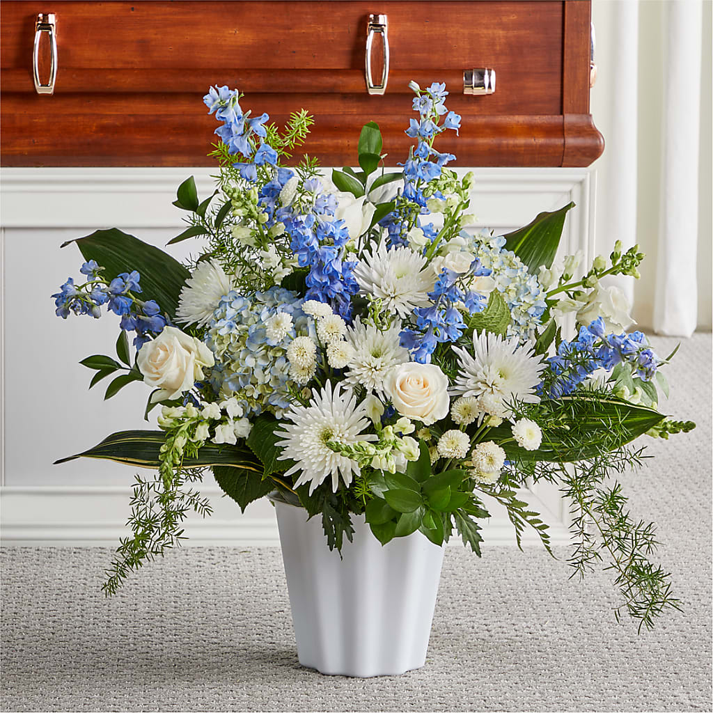 Everlasting Memories Floor Basket – Rita Fleuriste Montreal, Montreal PQ