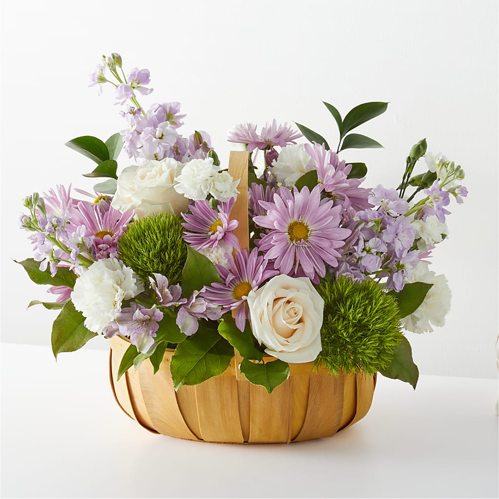 Peace & Love Basket – Rita Fleuriste Montreal, Montreal PQ