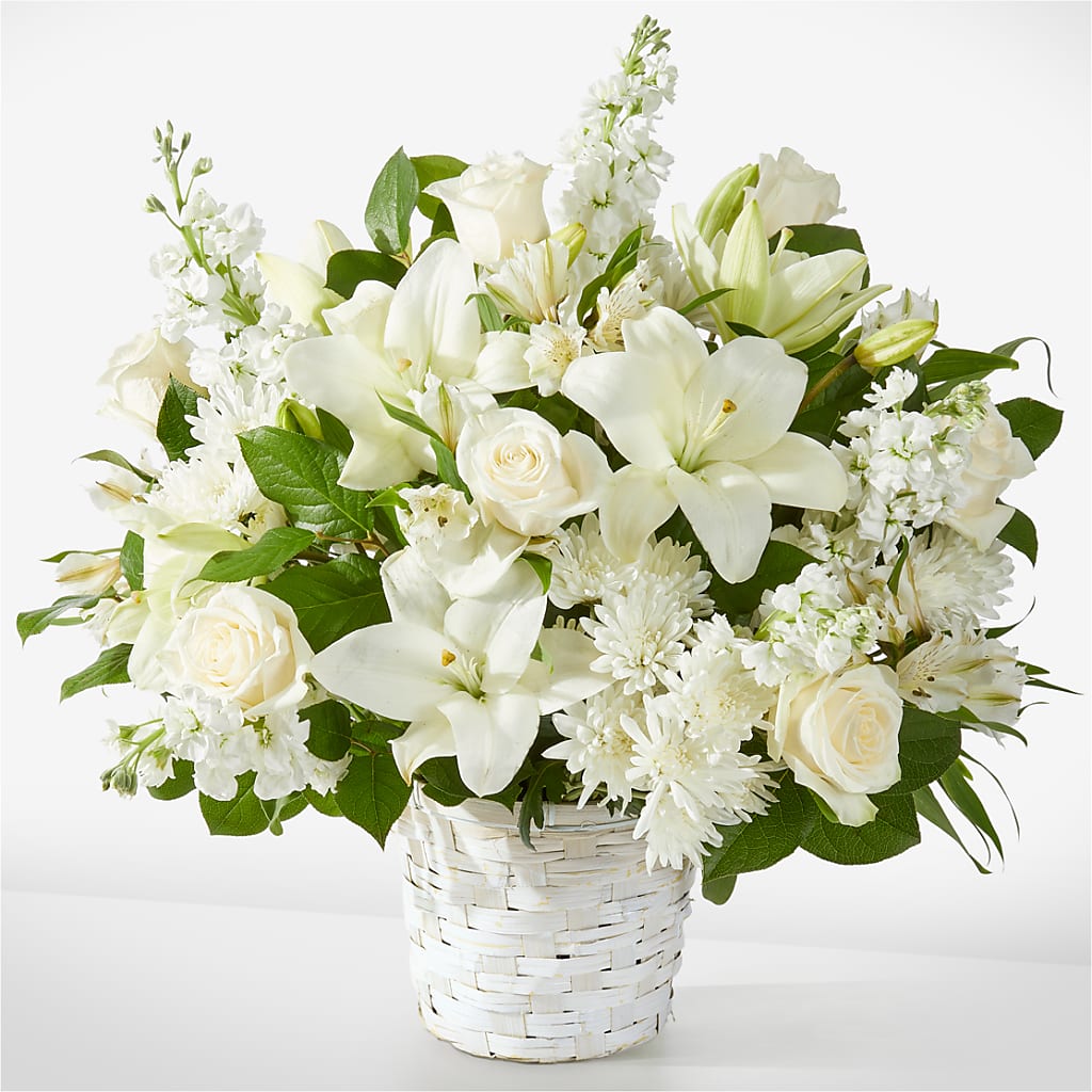 Peaceful Reflections Arrangement – Rita Fleuriste Montreal, Montreal PQ
