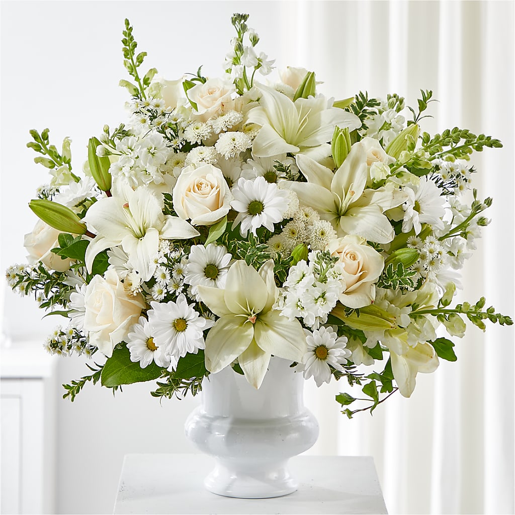 Uplifting Urn Arrangement – Rita Fleuriste Montreal, Montreal PQ