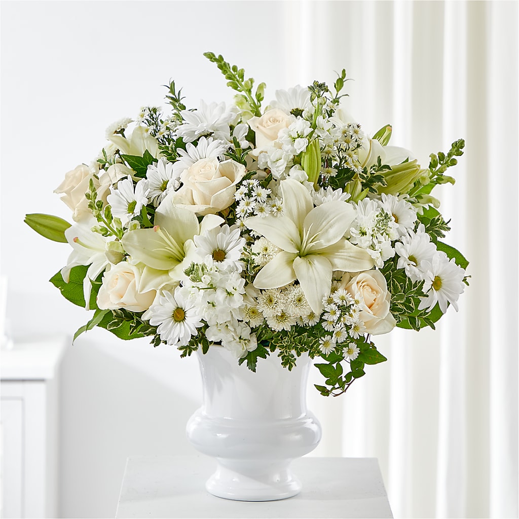 Uplifting Urn Arrangement – Rita Fleuriste Montreal, Montreal PQ
