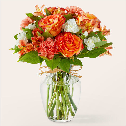 Bouquet éclat d'abricot