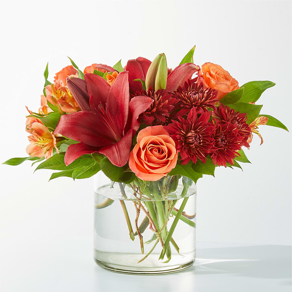 Crimson Leaves Bouquet – Rita Fleuriste Montreal, Montreal PQ