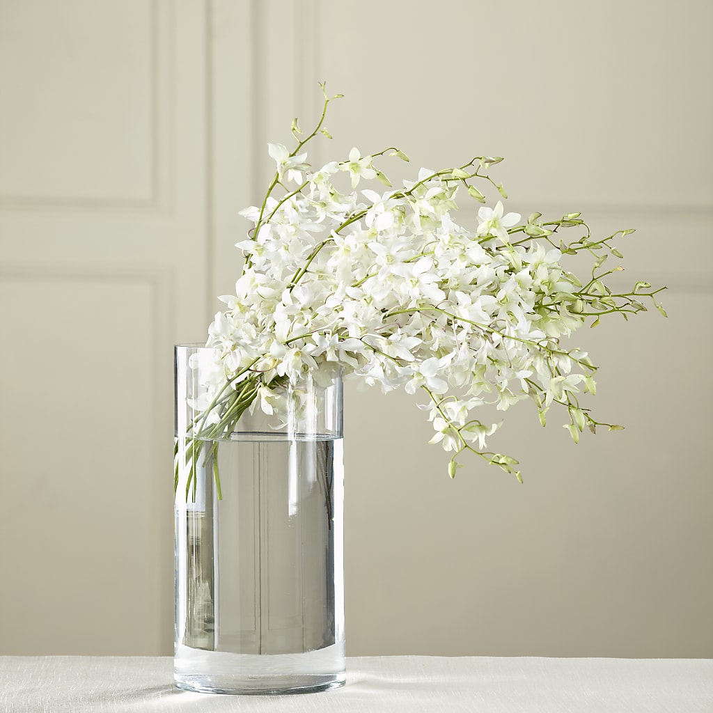 White Dendrobium Bouquet – Rita Fleuriste Montreal, Montreal PQ