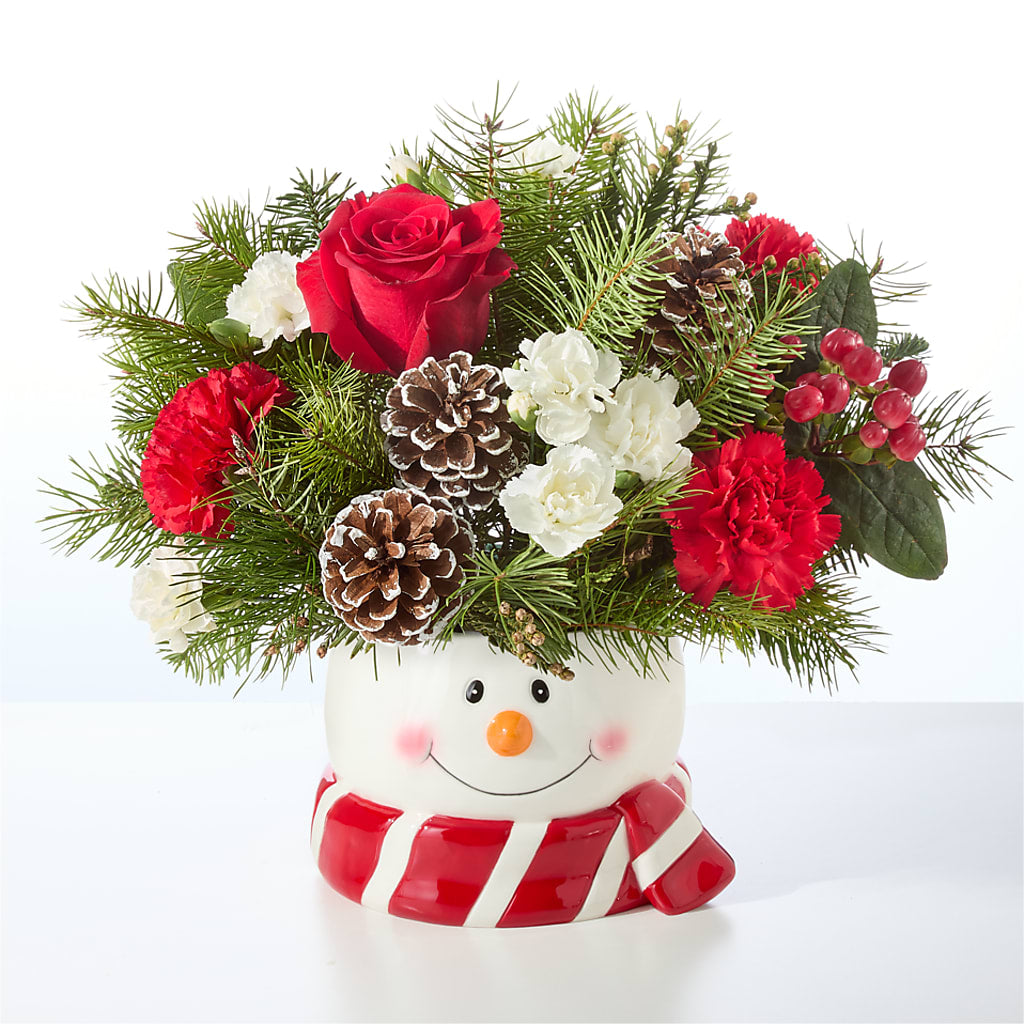 Jolly Snowman Bouquet –  Rita Fleuriste Montreal, Montreal PQ