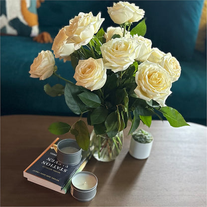 Long Stem Yellow Rose Bouquet –  Rita Fleuriste Montreal, Montreal PQ