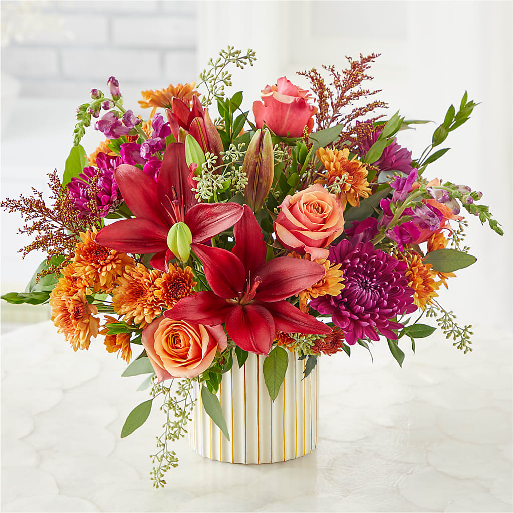 Burgundy Landscape Bouquet –  Rita Fleuriste Montreal, Montreal PQ