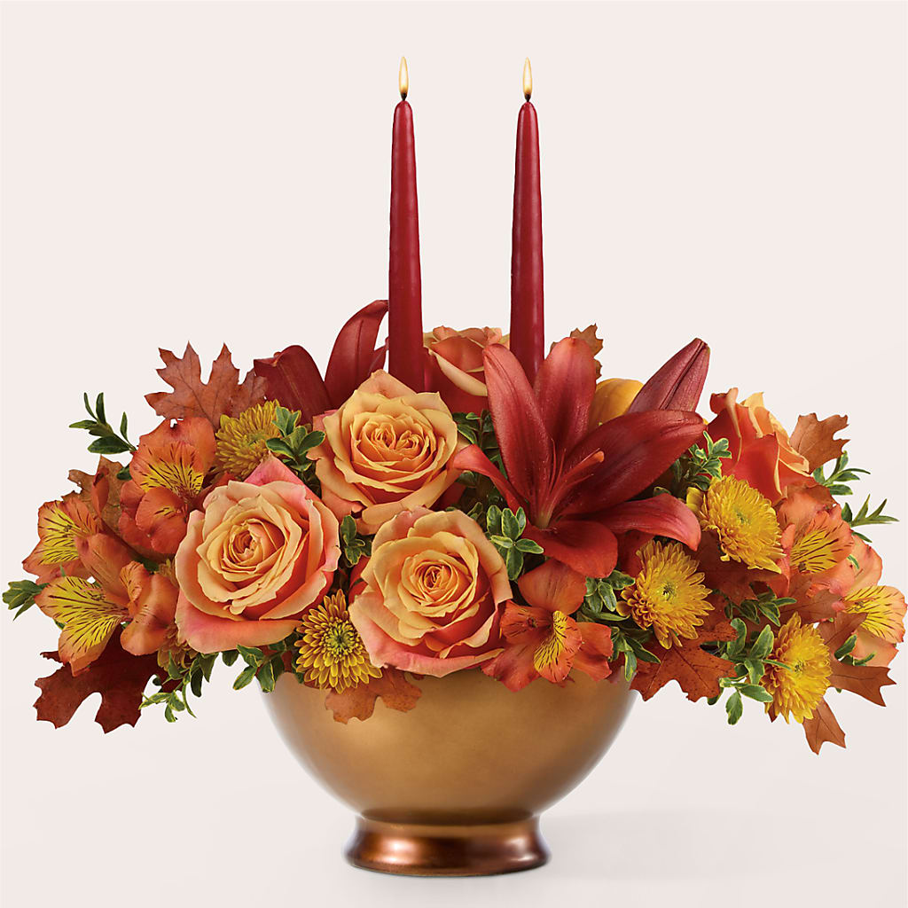 Harvest Table Centerpiece –  Rita Fleuriste Montreal, Montreal PQ
