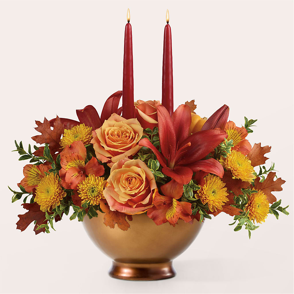 Harvest Table Centerpiece –  Rita Fleuriste Montreal, Montreal PQ