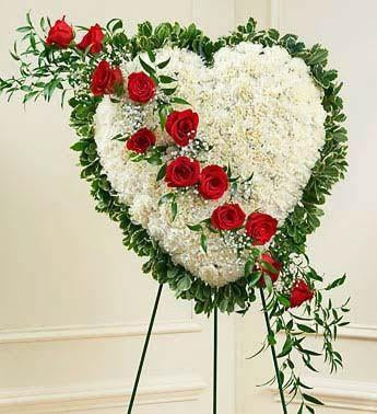 Broken Heart with Red roses –  Rita Fleuriste Montreal, Montreal PQ