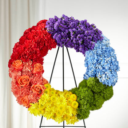 Circle of Love Wreath –  Rita Fleuriste Montreal, Montreal PQ