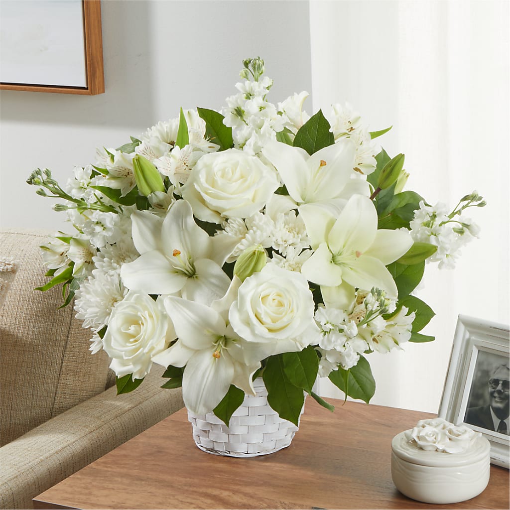 Peaceful Reflections Arrangement –  Rita Fleuriste Montreal, Montreal PQ