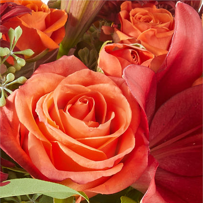 Crimson Leaves Bouquet –  Rita Fleuriste Montreal, Montreal PQ