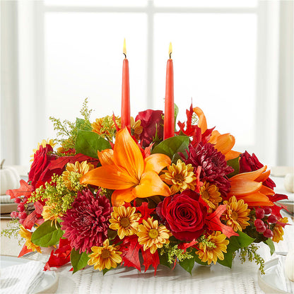 Autumn's Embrace Centerpiece –  Rita Fleuriste Montreal, Montreal PQ