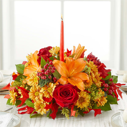 Autumn's Embrace Centerpiece –  Rita Fleuriste Montreal, Montreal PQ