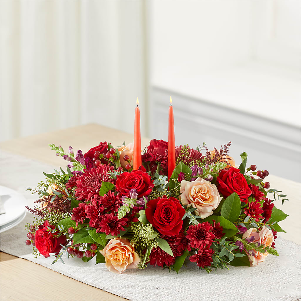 Most Thankful Centerpiece –  Rita Fleuriste Montreal, Montreal PQ