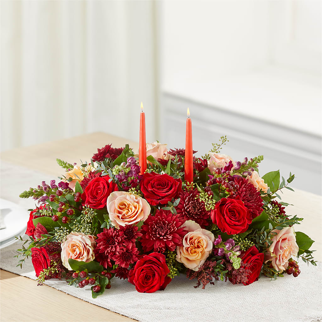 Most Thankful Centerpiece –  Rita Fleuriste Montreal, Montreal PQ