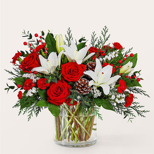 Best in Snow Bouquet –  Rita Fleuriste Montreal, Montreal PQ