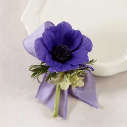 Purple Passion Boutonniere –  Rita Fleuriste Montreal, Montreal PQ